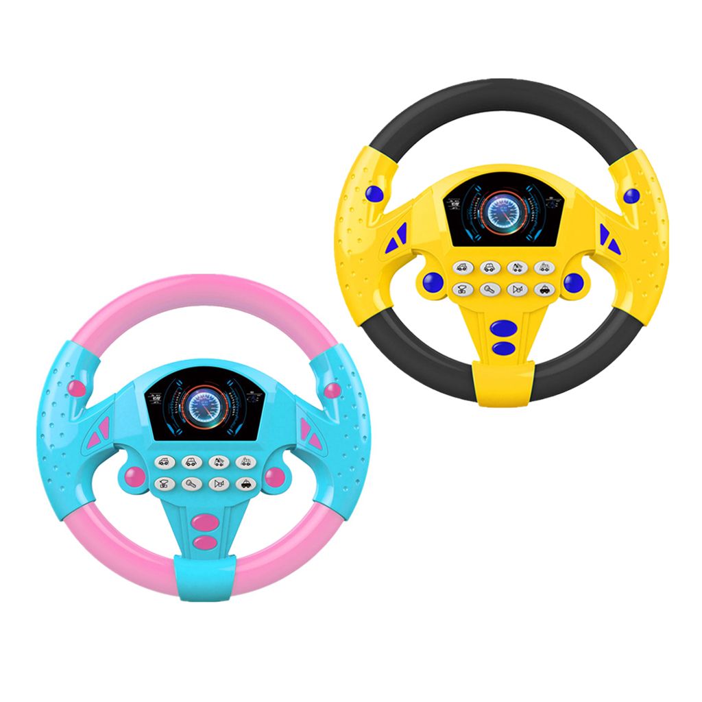 interactive steering wheel toy