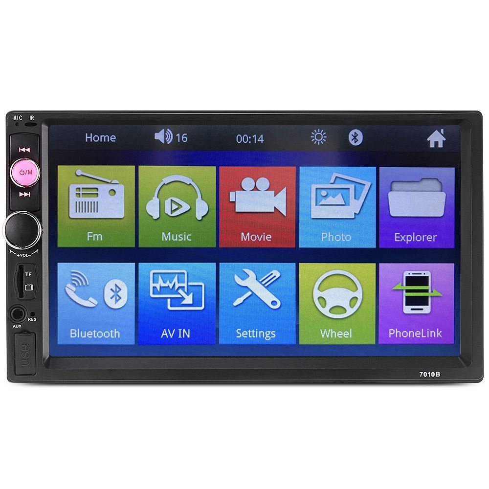 Universal 7010B 7 Inch Bluetooth FM Radio Car MP5 Player Car Dvd From