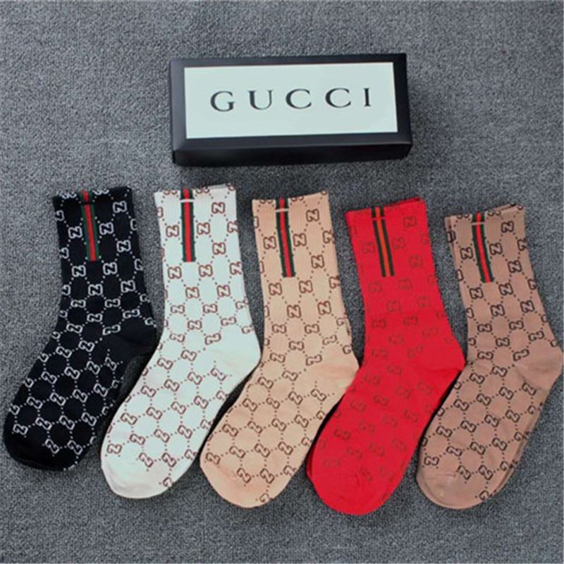 tall athletic socks striped