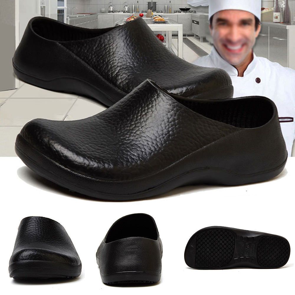 Zapatos para del en la cocina a prueba de aceite de seguridad agua