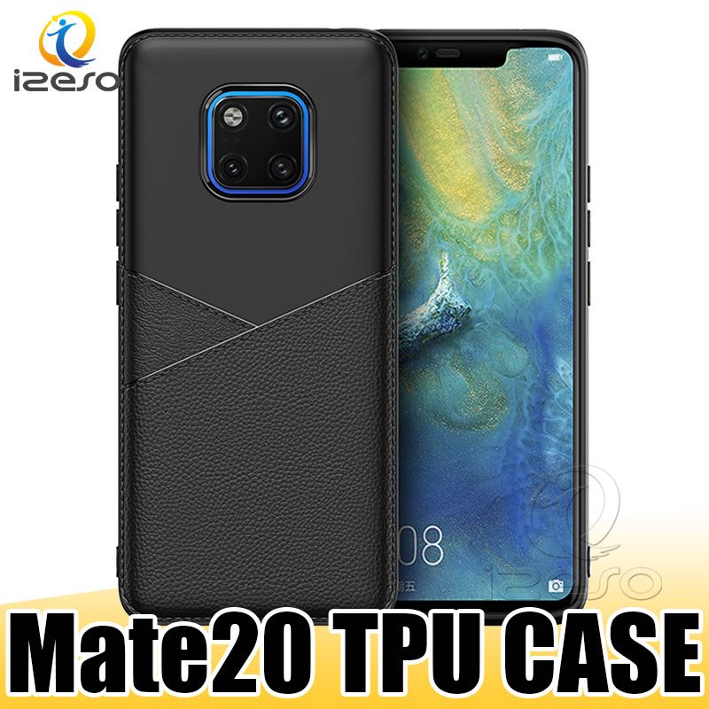 satin al huawei p30 lite icin iphone 11 pro max yumusak tpu telefon kilifi ultra ince deri doku kapak samsung a20e s10 5g icin kiliflari tl5 47