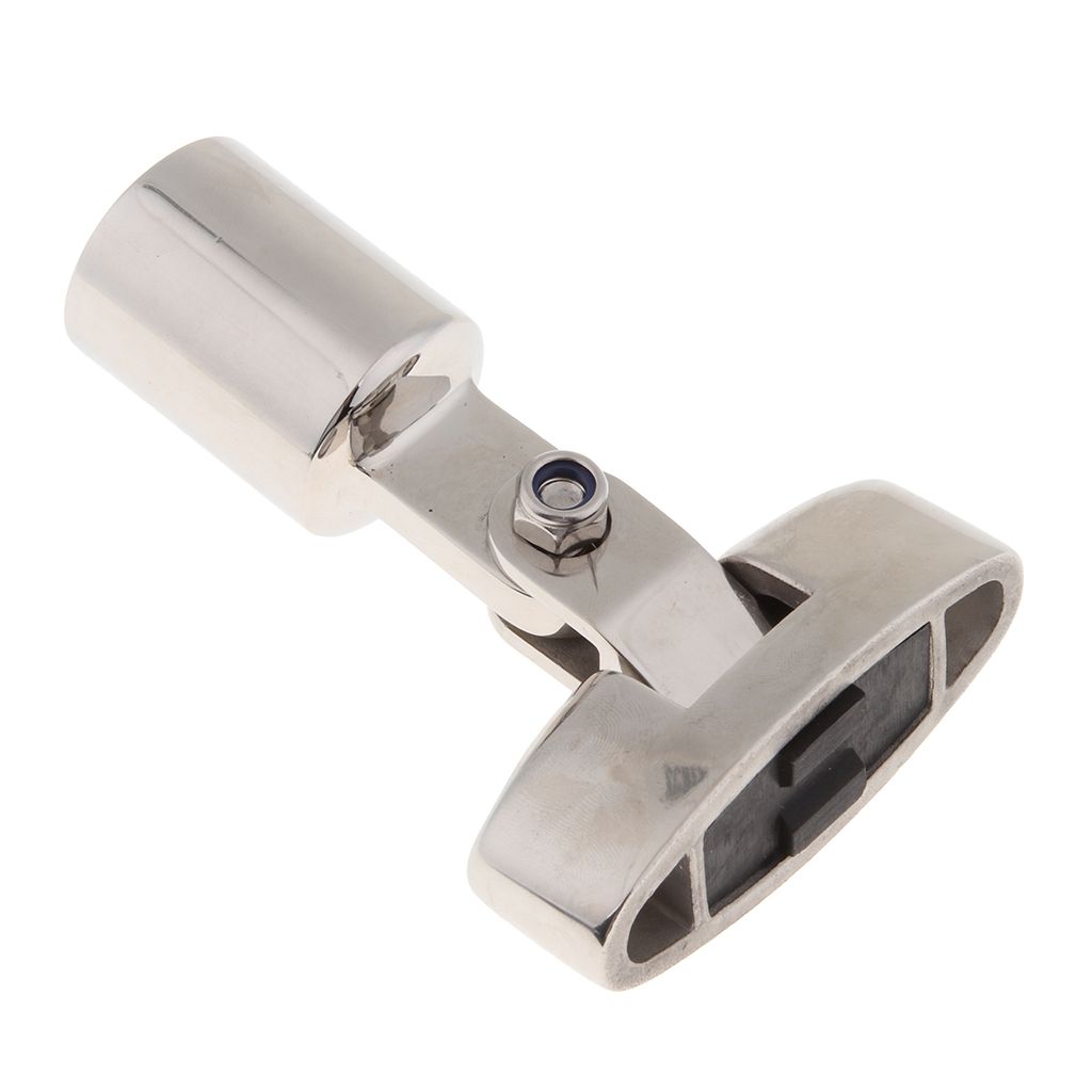 Polished Stainless Steel Marine Boat Awning Hand Rail Fitting 22mm Elbow