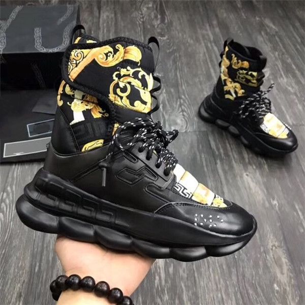 chain reaction sneaker boots