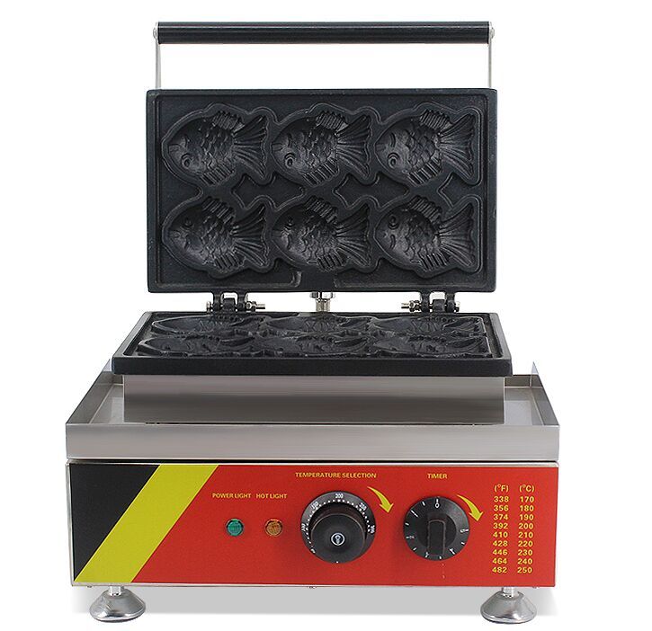 Food Processors Online Sale High Quality Fish Shape Waffle Baker/Fish