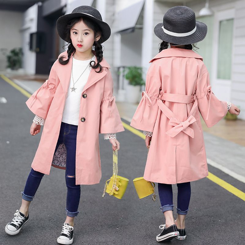 Anniv Coupon Below] New Autumn Korean Fashion Girls Long Coat Children  Clothing Jacket Kids Outerwear Princess Girl Long Sleeve V Neck Overcoat  From Childrenparadise, $28.95 | Dhgate.Com