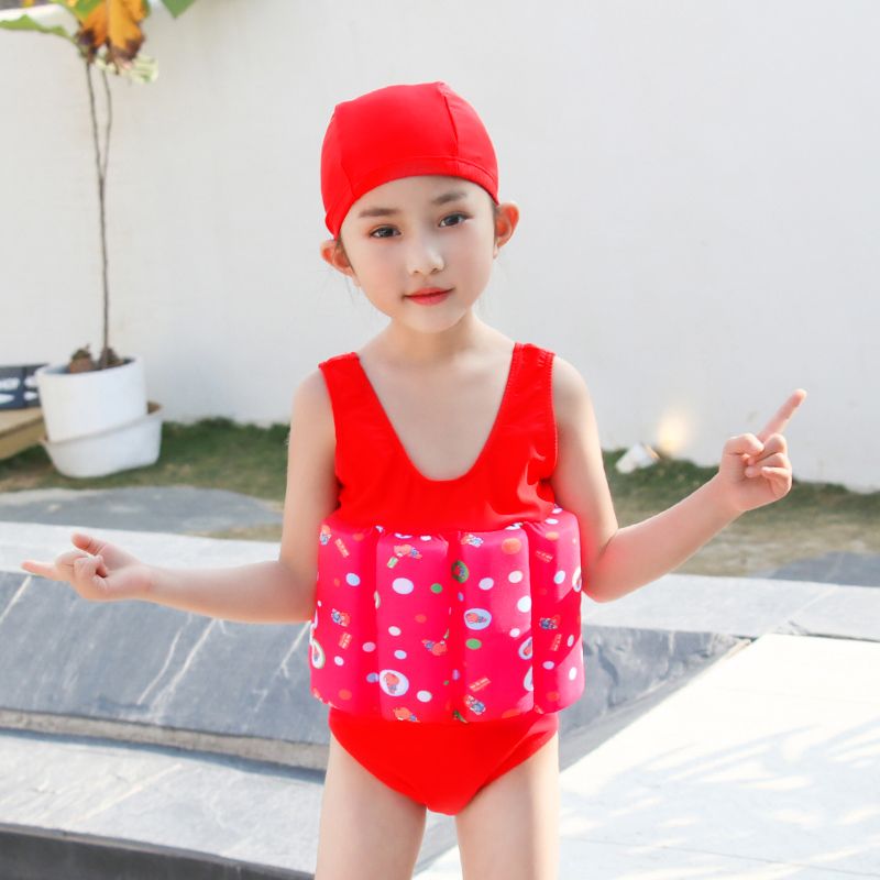 最高級 HIHCBF Baby Girls Flotation Swimsuit with Adjustable Buoyancy