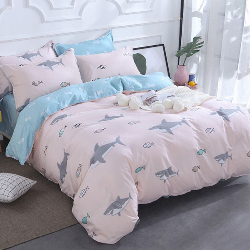 2019 New Ab Side Bedding Solid Simple Bedding Set Modern Duvet