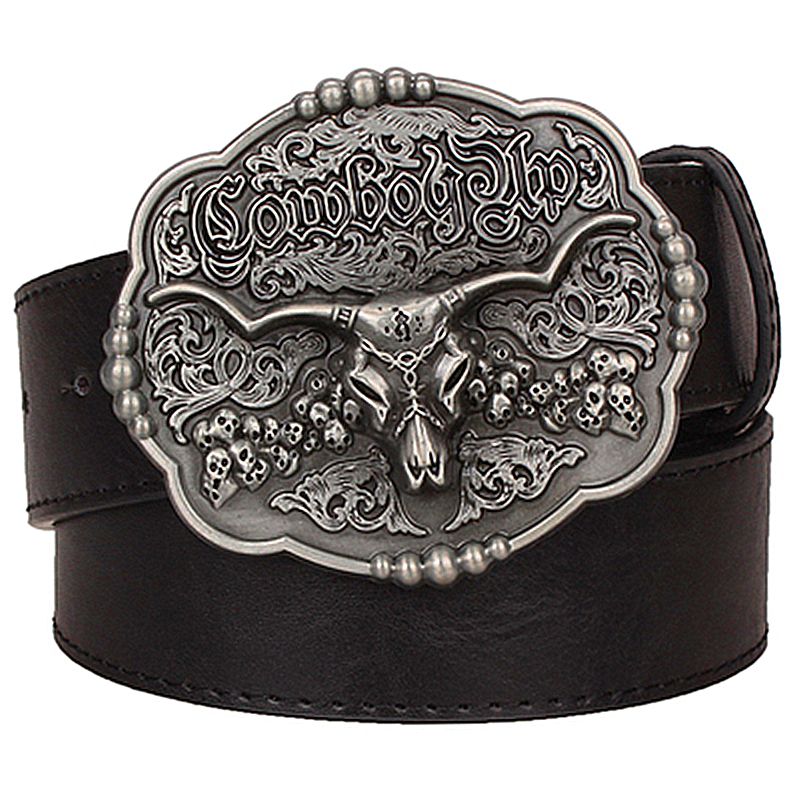 Wholesale Texas Cowboy Belt Tauren Vintage Male Belts Wild Western