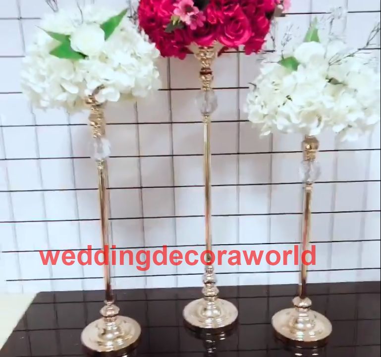 Cheap Sale Tall Acrylic Crystal Wedding Road Lead Wedding