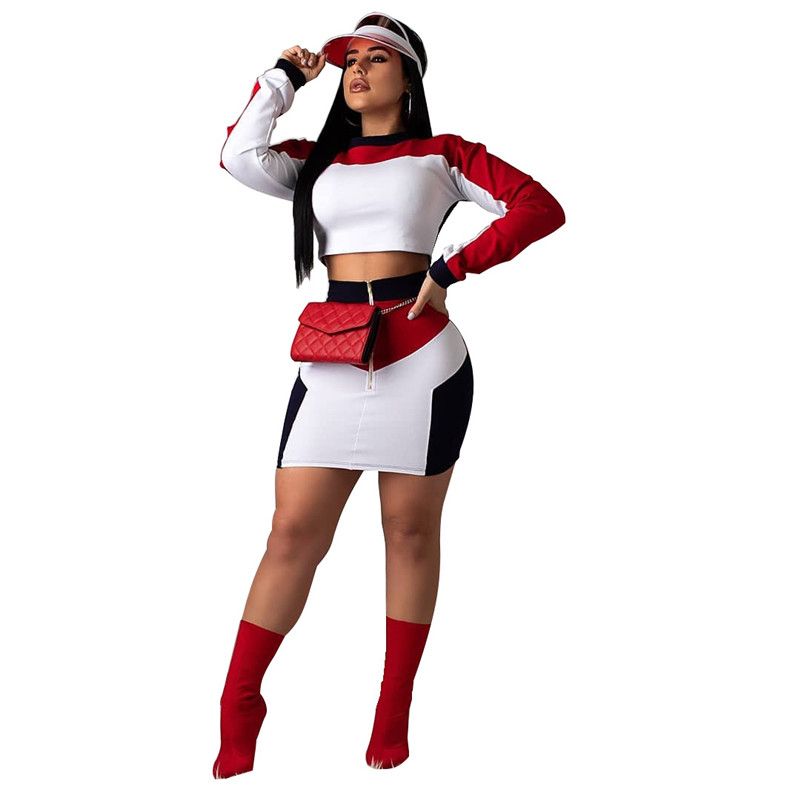 tracksuit skirt set