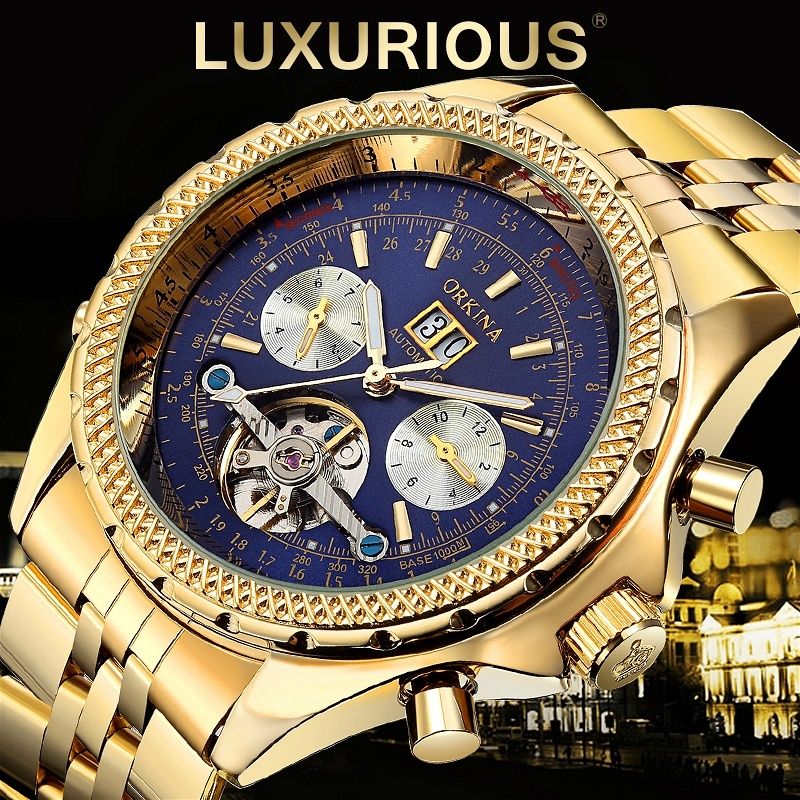 Mg orkina gold watch price Clearance