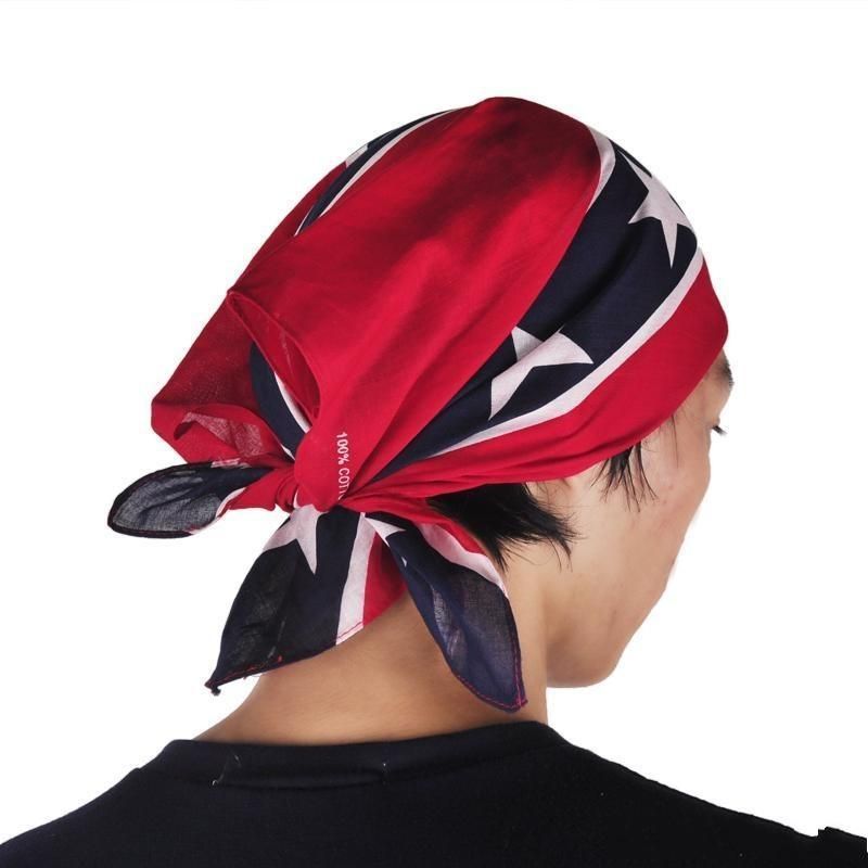 2021 Confederate Rebel Flag Bandannas Do Rags Headwraps Civil War Flag