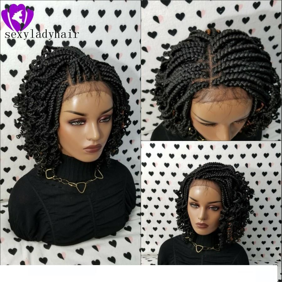 braided wigs short