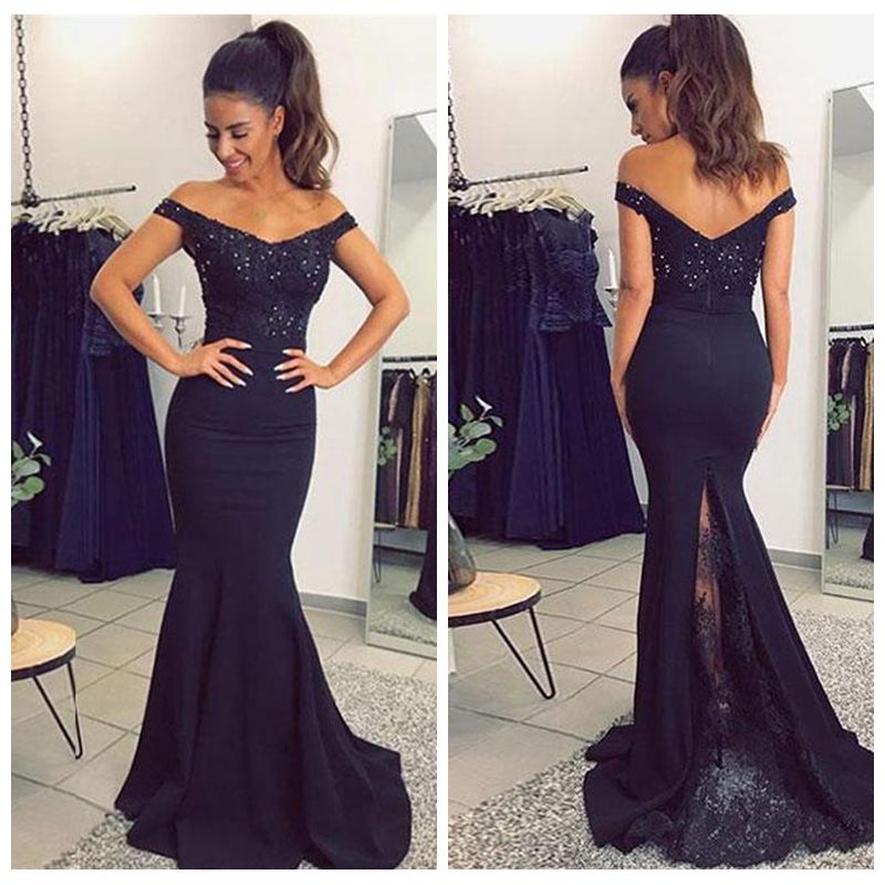 Hot Style Black Evening Dresses Off 