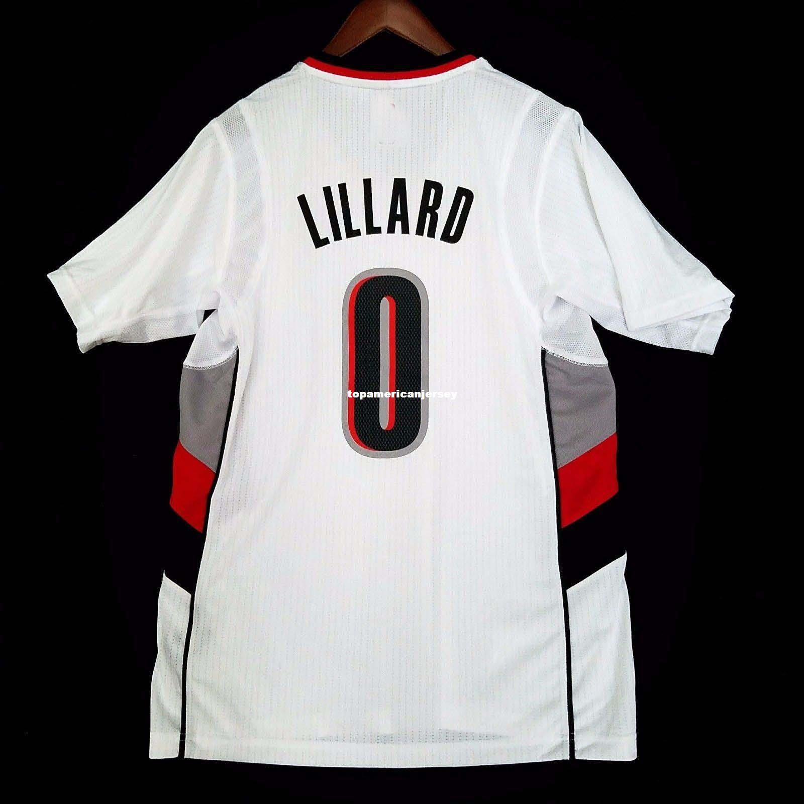 damian lillard sleeved jersey