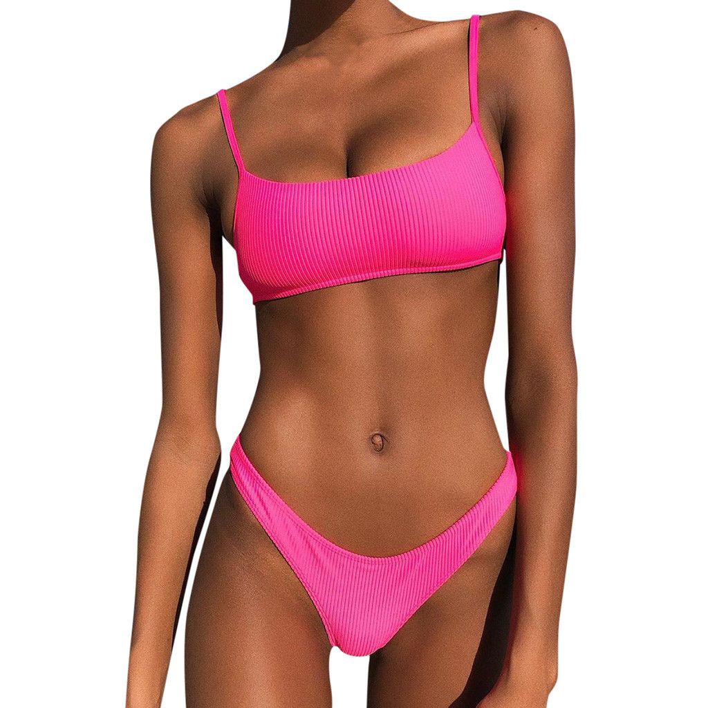 hot pink bathing suits