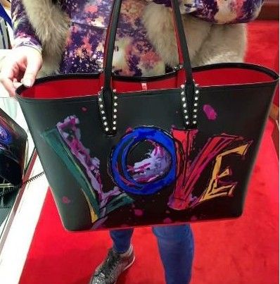red bottoms purse