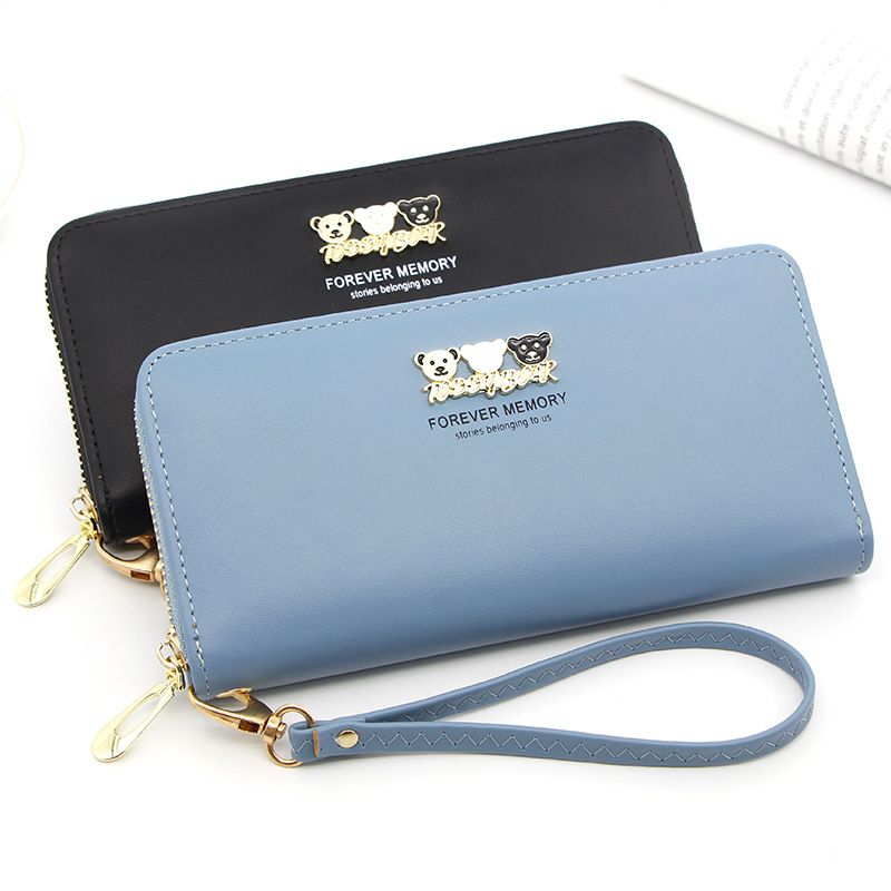 2018 New Womens Wallet First Layer Leather Long Leather Wallet HHF Purses /& Wallets Large Capacity Wallet Clutch Purse