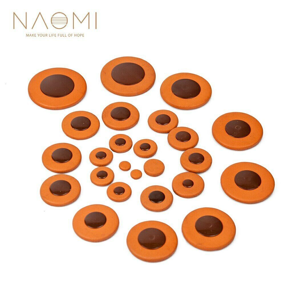 2020 NAOMI Alto Saxophone Pads Sax Leather Pads Replacement For Alto