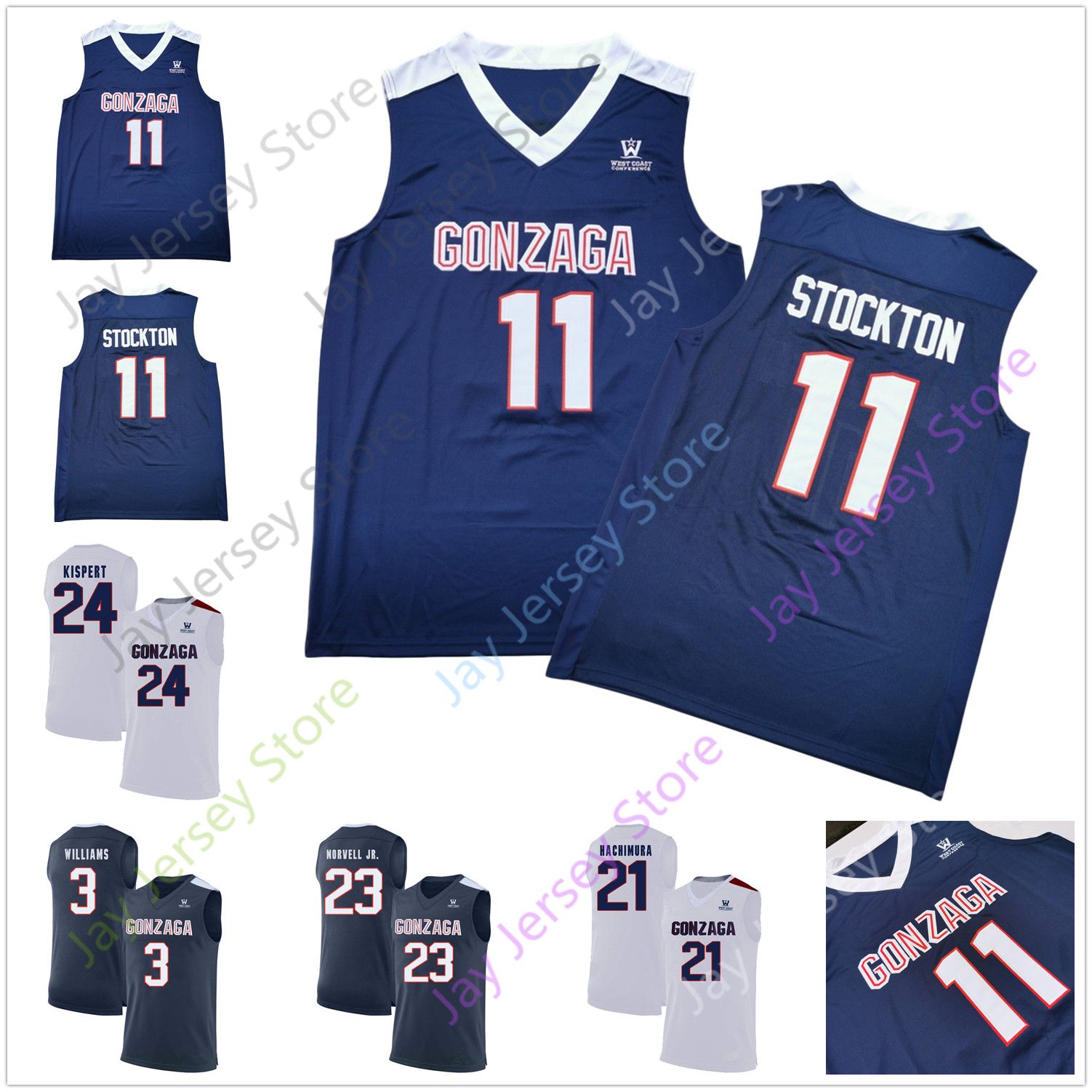 gonzaga basketball jersey