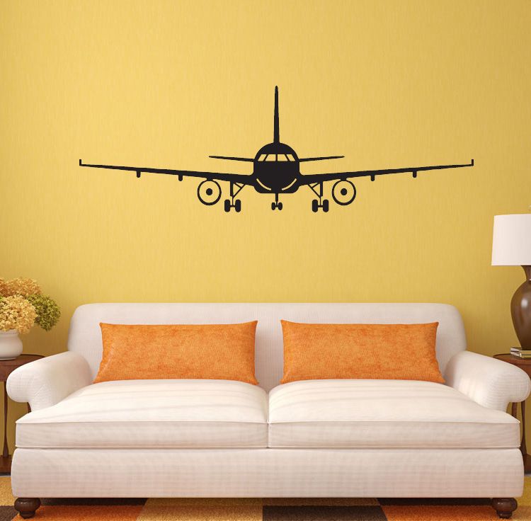 Compre Gran Avión Etiqueta De La Pared 3d Decoración Del Hogar Aviones Arte Calcomanías Sala De Estar Dormitorio Decoración Para Niños Habitación Papel Pintado Pegatinas A 9 72 Del Lotlot Es Dhgate Com