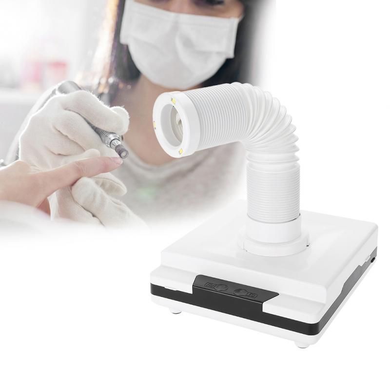 60W Vacuum Cleaner For Nail Art Strong Powerful Nail Dust Collector Machine For Manicure Nail