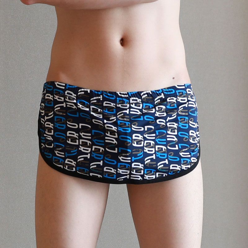 split side boxer shorts