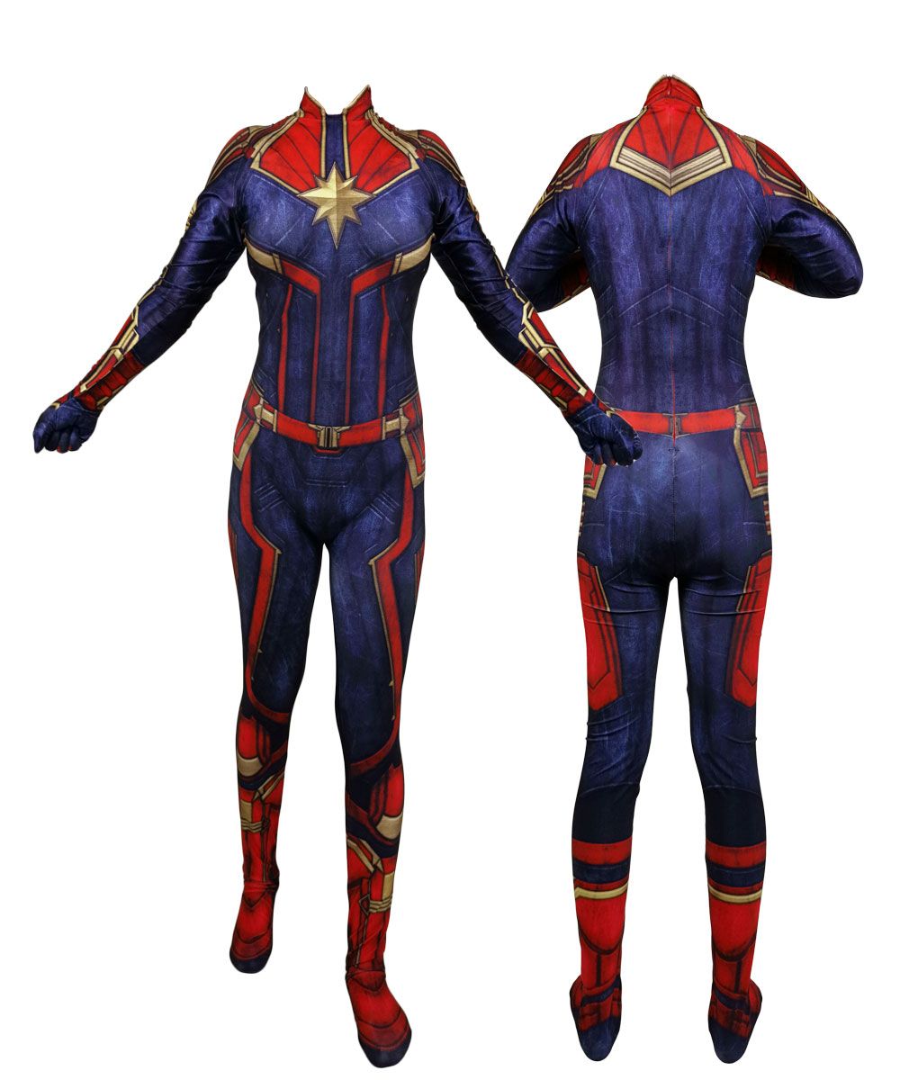 3d Printed Movie Anime Captain Marvel Kree Superhero Costume Lycra Zentai Bodysuit Halloween Cosplay Party Suit Kids Halloween Costume Plus Size Halloween Costume From Byydgj 21 32 Dhgate Com