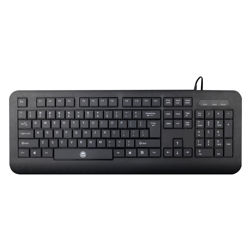 Compre Teclado Usb Con Cable 104 Teclas Para Pc Portatil De