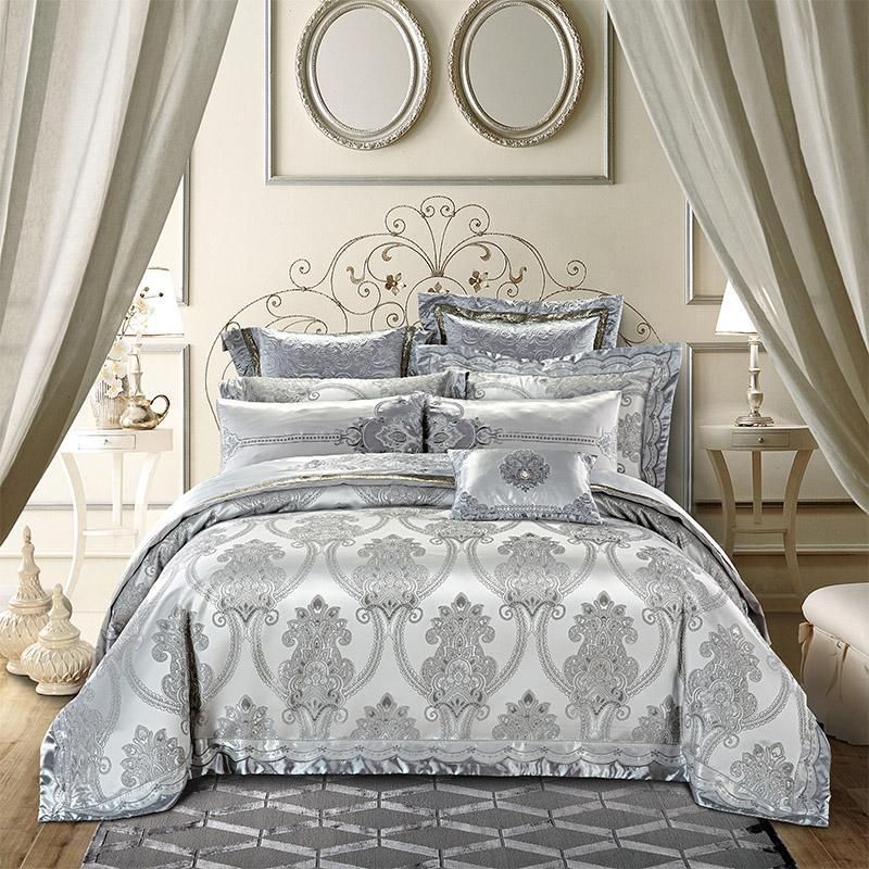 Compre Ju 22 4 6 Grey Jacquard Seda Cotton Bedding Set Rei Queen Size Duvet Cover Folha De Cama Fronha Georgely 1 392 Pt Dhgate Com - Grey Jacquard Bedding Sets Compre Ju 22 4 6 Grey Jacquard Seda Cotton Bedding Set Rei Queen Size Duvet Cover Folha De Cama Fronha Georgely 1 392 Pt Dhgate Com - Grey Jacquard Bedding Sets