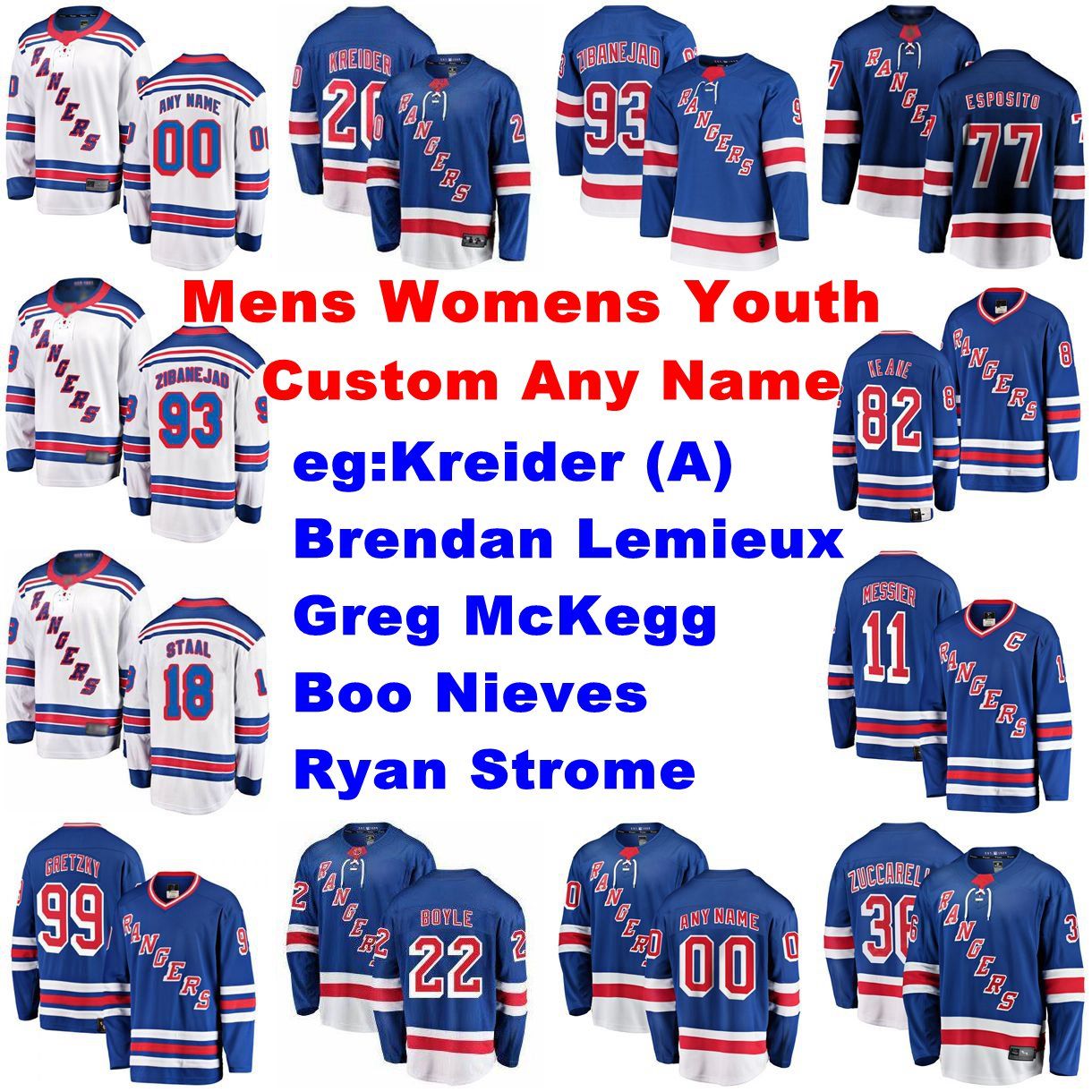 womens new york rangers jersey