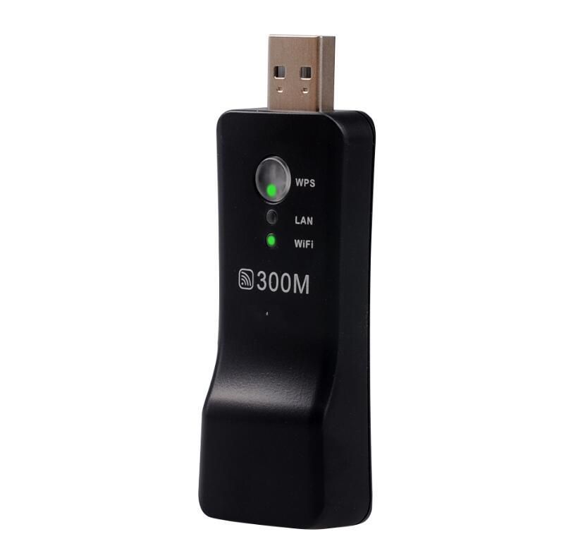Universal Wireless USB TV Network Wifi Adapter WPS 300Mbps Wi Fi