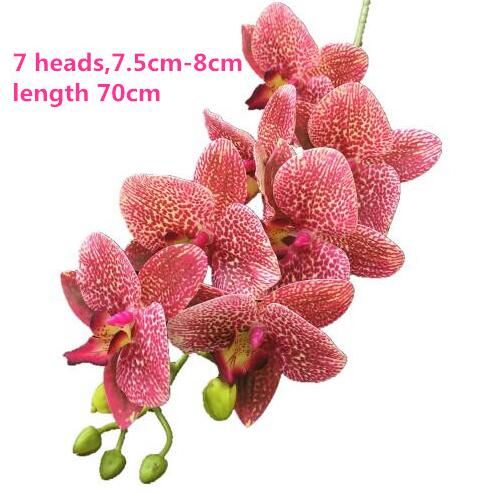 70cm rose red orchid