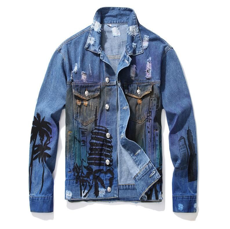 biker jean jacket