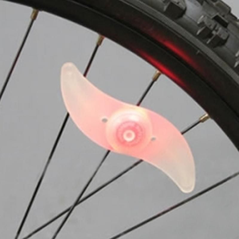 Nuevos accesorios para bicicletas 2019 Luces de bicicleta Luz rueda de radios de silicona Linternas