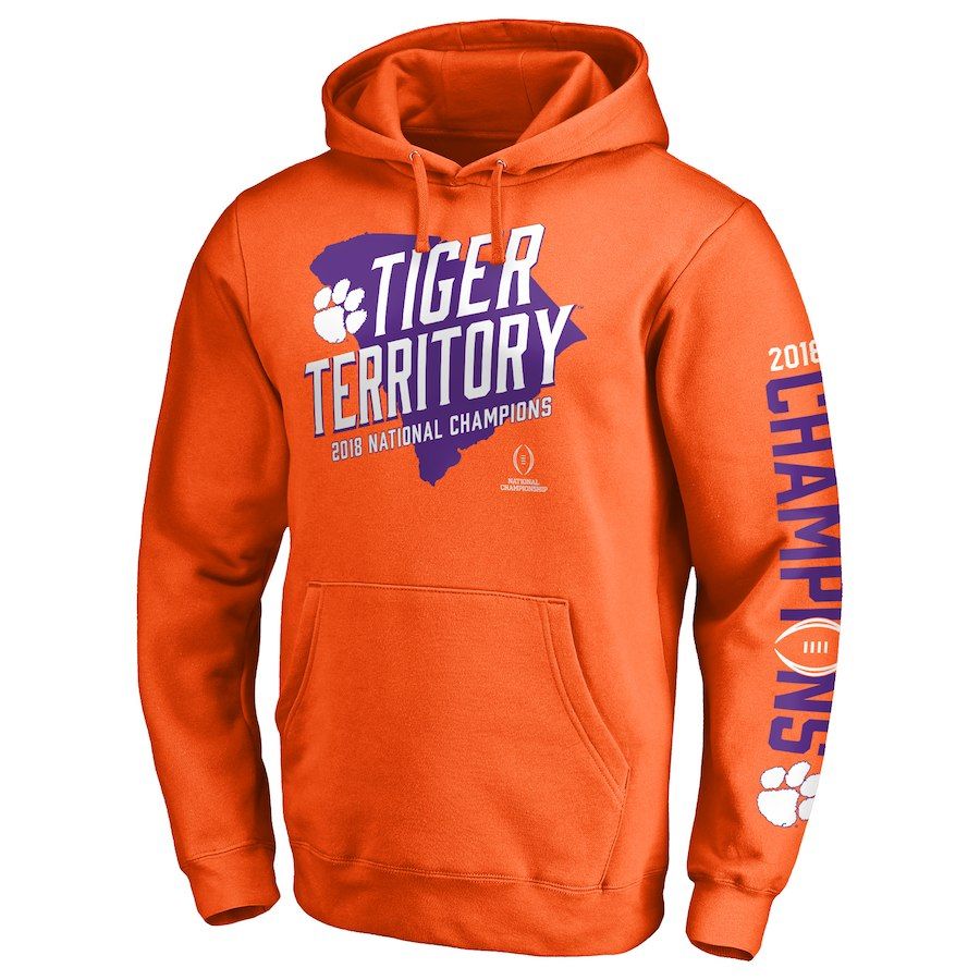 mens clemson moletom com capuz