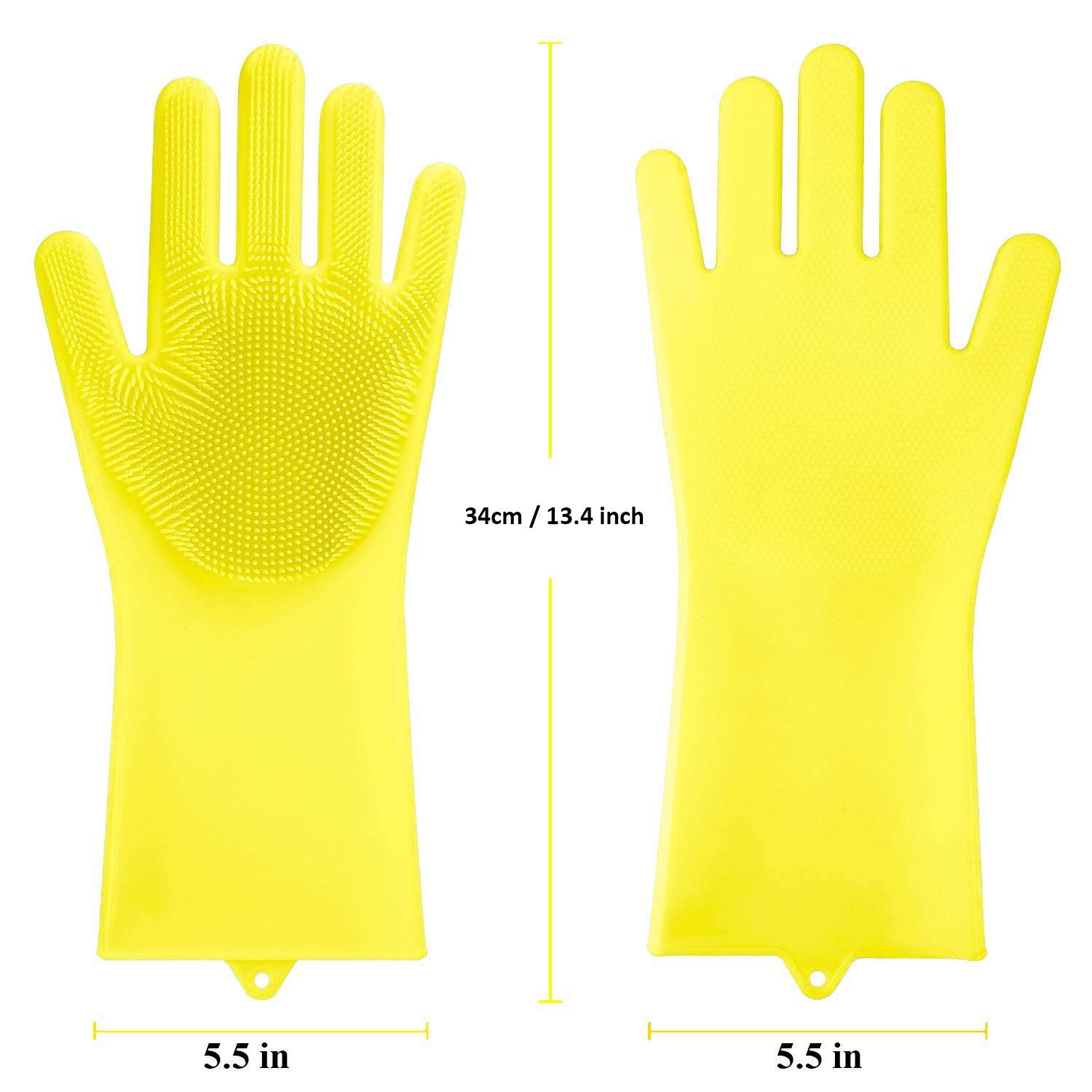 2020 Reusable Dishwashing Gloves Magic Silicone Scrubbing Gloves For Kitchen Bathroom Cleaning Car Washing Pet Hair Care From Chengyikitchen 1 96 Dhgate Com