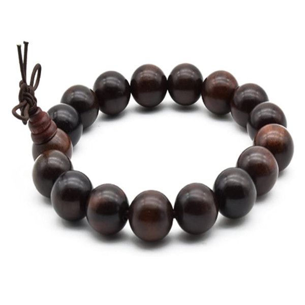 Grano De Oración Budista Buda preocuparse de latón Mala Pulsera 
