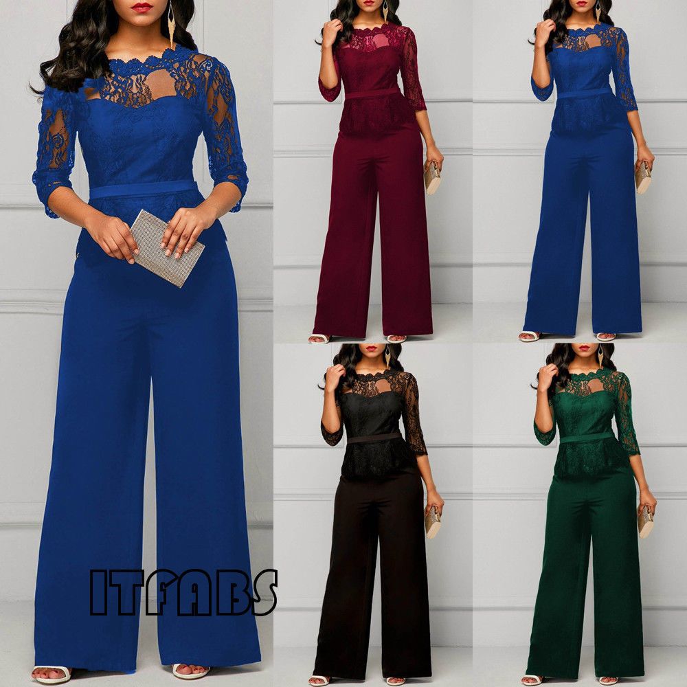 black romper long pants