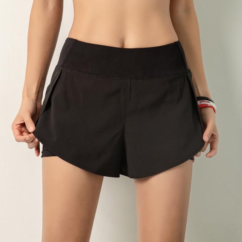 wide waistband running shorts