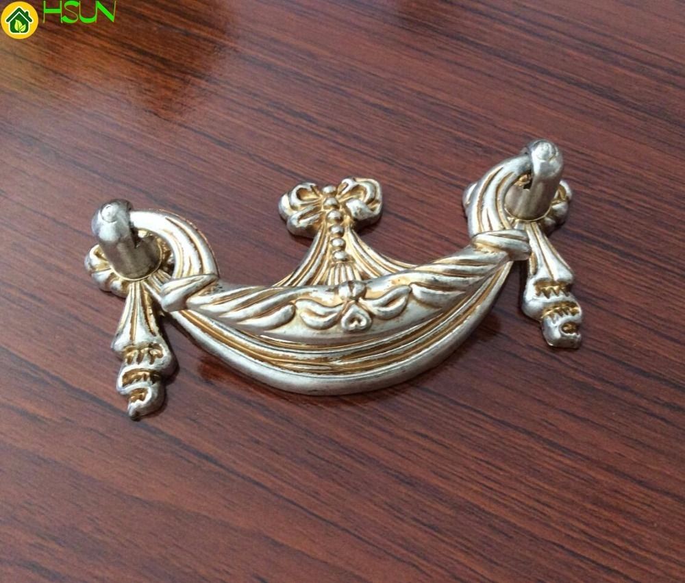 2020 Silver Drop Pull Drawer Dresser Handles Chic Klichen