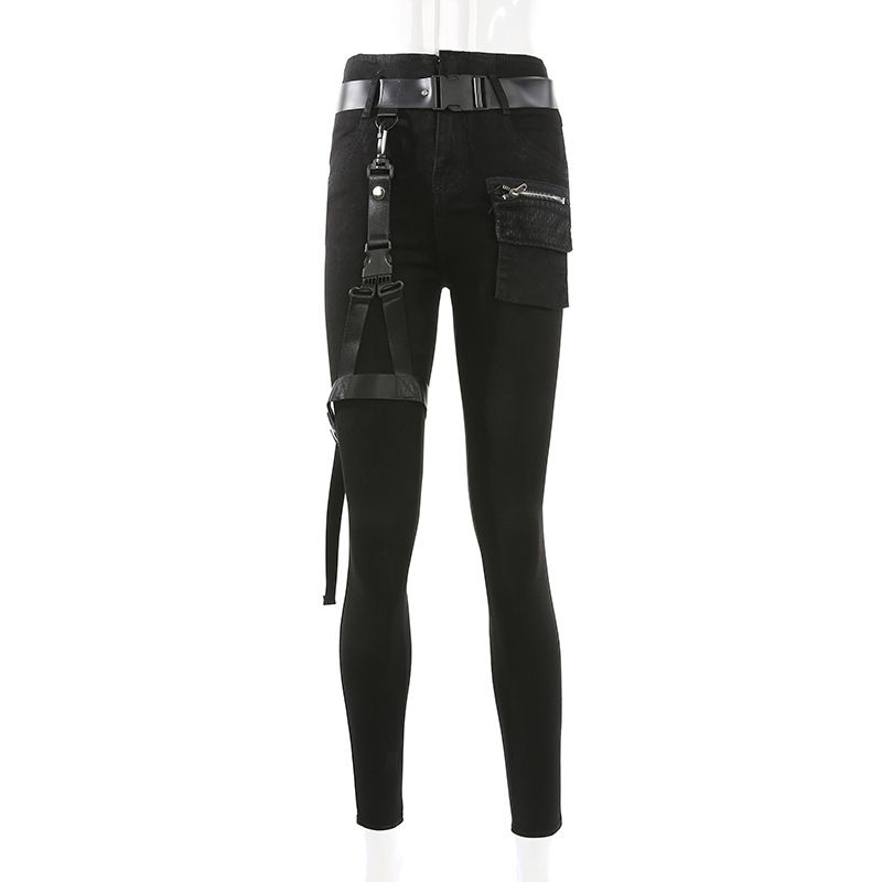 next ladies black ripped jeans