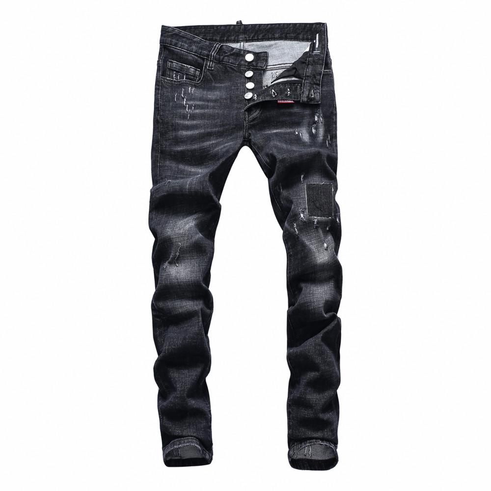 Compra 2020 Pantalones Vaqueros Grises De Los Hombres Ajuste Delgado Del  Dril De Algodón De Color Sólido Hip Hop Streetwear Del Motorista Los  Pantalones Vaqueros Para Hombre De Los Pantalones Vaqueros Flacos
