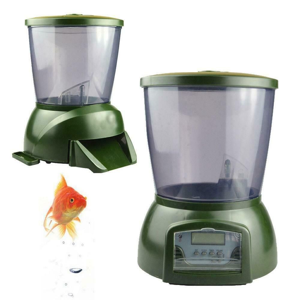 automatic pond fish feeder