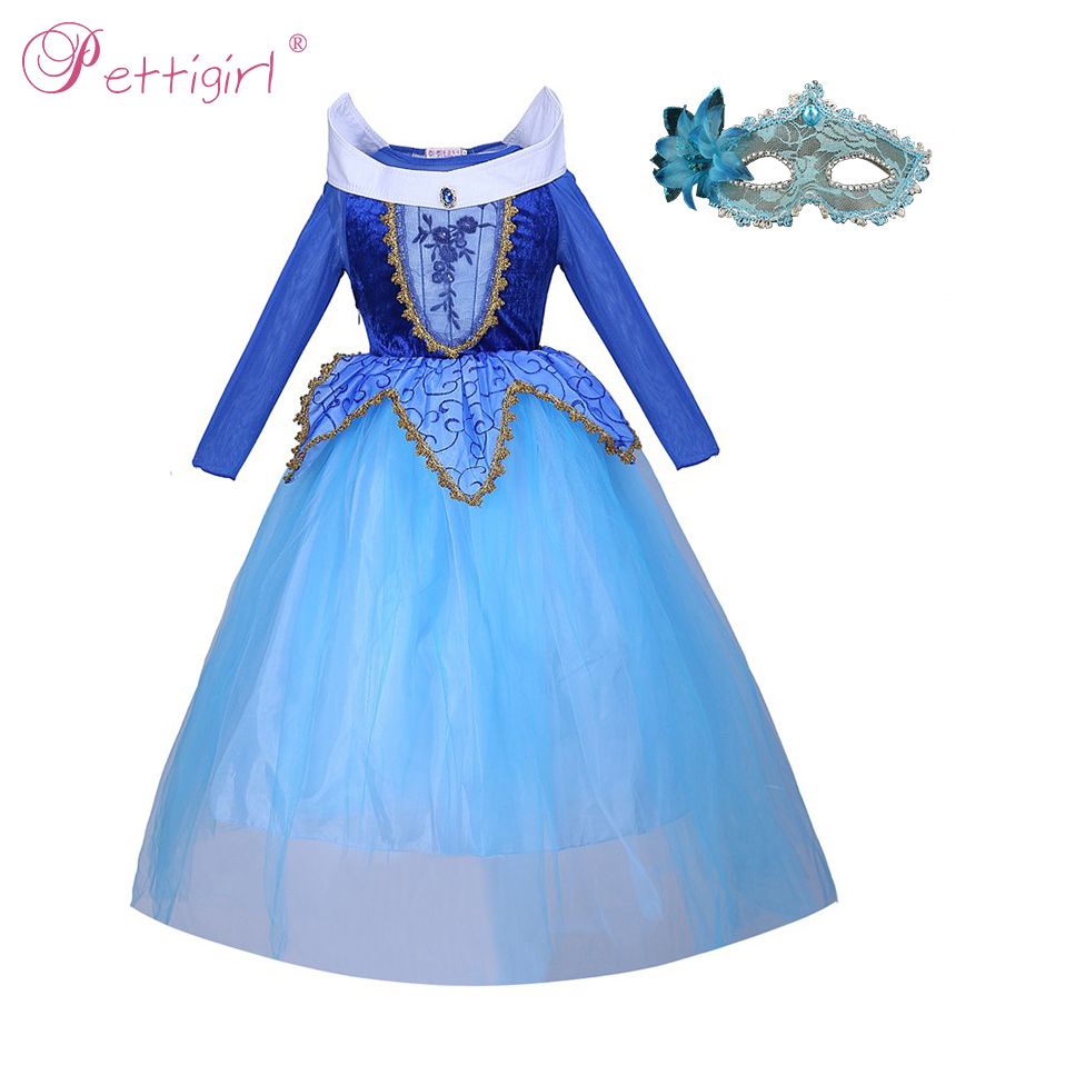 Acheter Pettigirl La Belle Au Bois Dormant Princesse Aurora Habille Pour Fille Party Costume Cosplay Pour Halloween Anniversaire Fantaisie Costume G