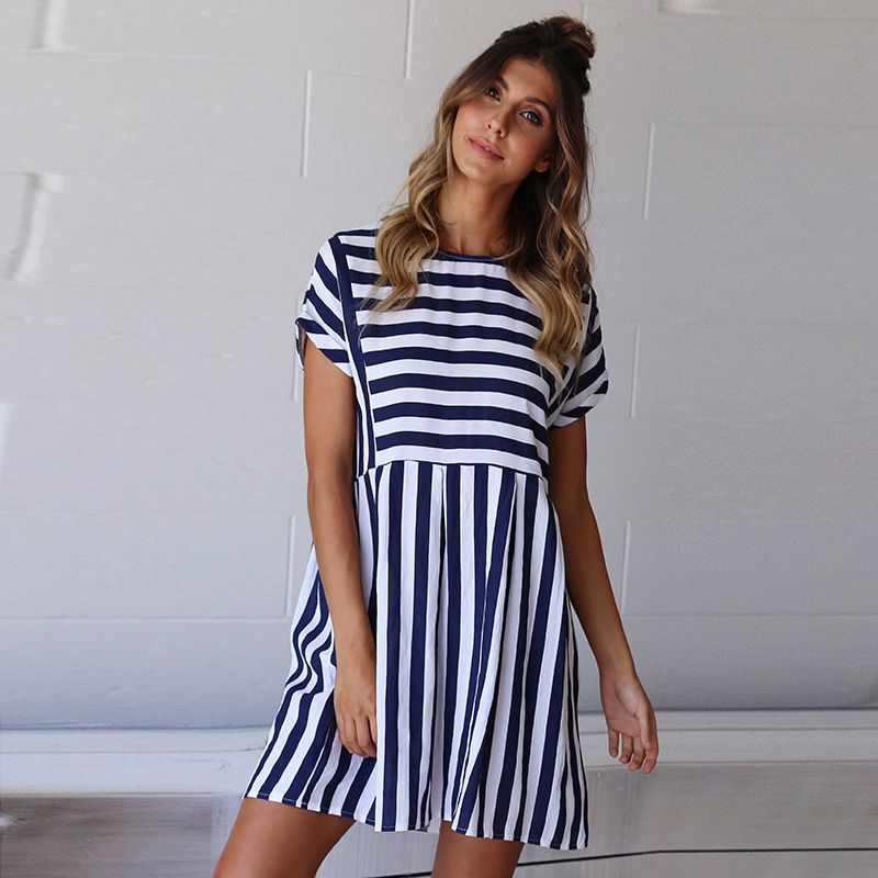 short sleeve beach dress