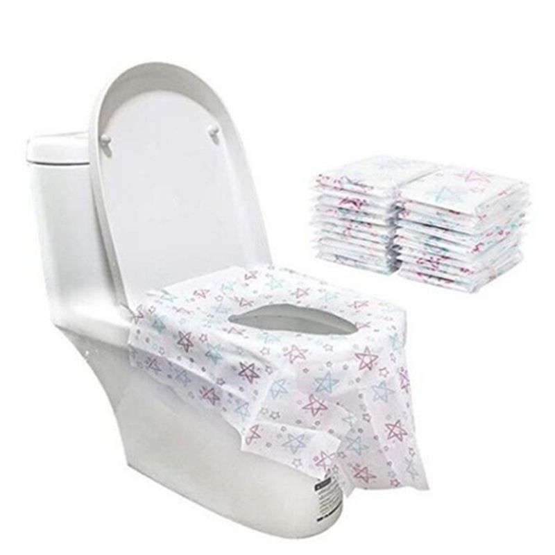 2020 Travel Disposable Toilet Seat Covers Waterproof Star Prints