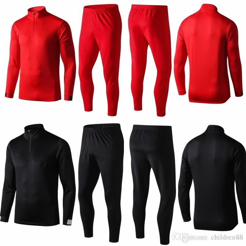 red jogging suit mens