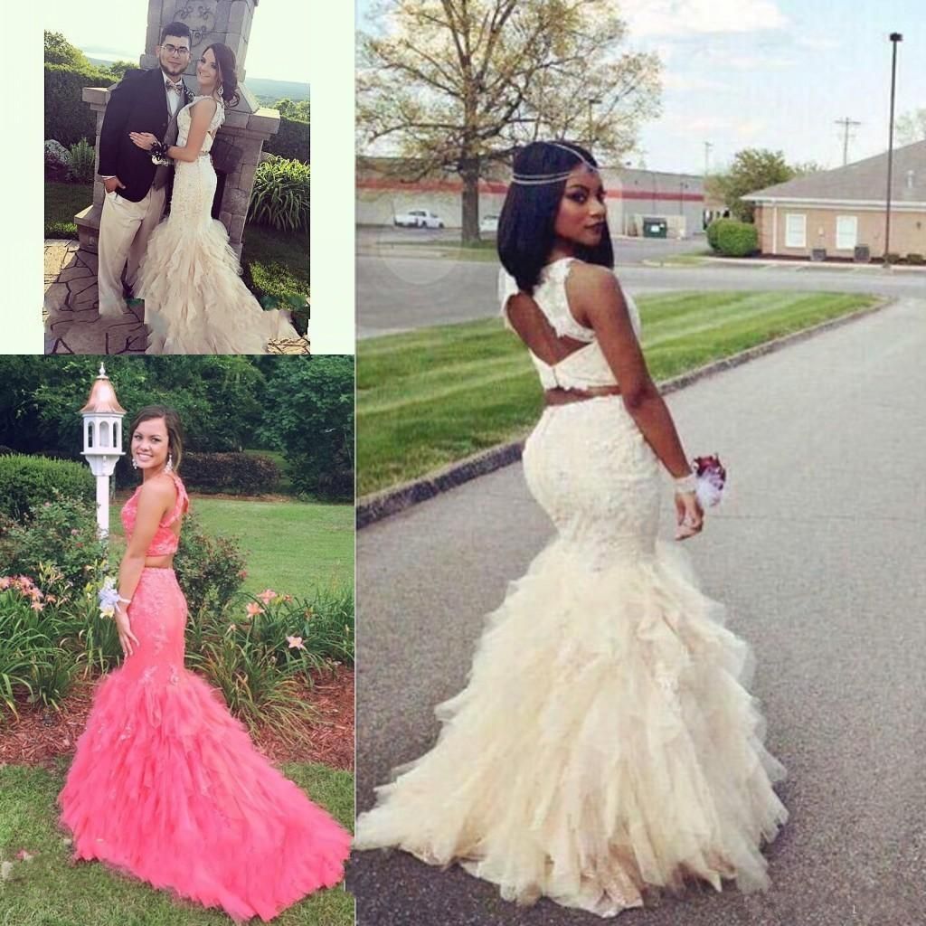 cheap mermaid style prom dresses