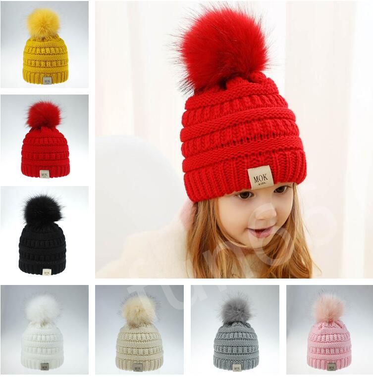 Ice Hockey Team Kids Knitted Hat Thick Soft Warm Slouchy Knit Hat for Toddlers Boys & Girl Winter Soft Ski Cap Black